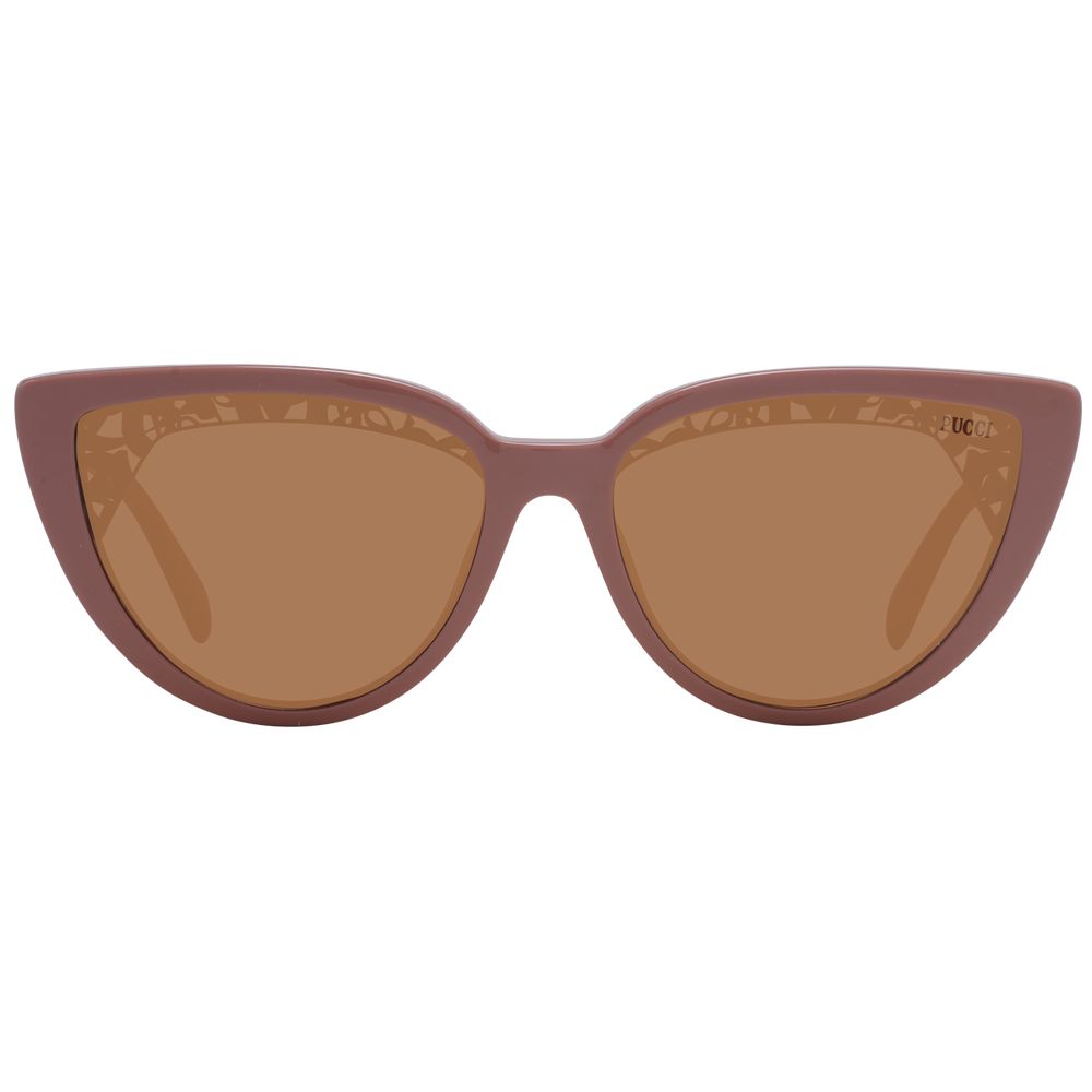 Emilio Pucci Sonnenbrille aus pinkem Kunststoff