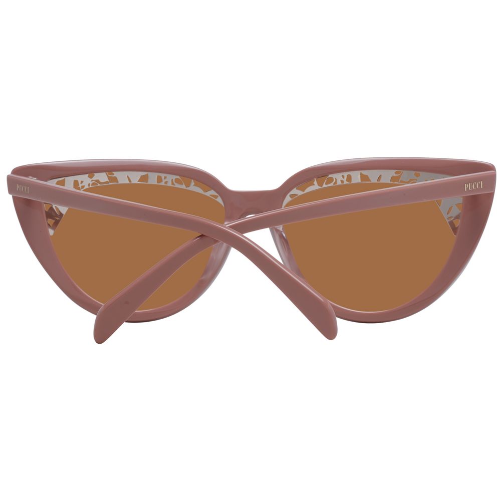 Emilio Pucci Sonnenbrille aus pinkem Kunststoff