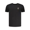 Aeronautica Militare Schwarzes Baumwoll-T-Shirt für Herren