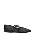 Jil Sander Schwarze Ballerinas aus Leder