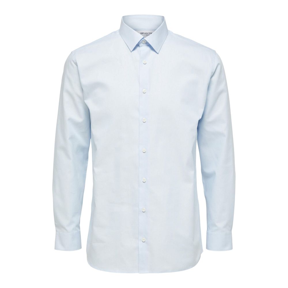 Selected Cotton Shirt in Blue