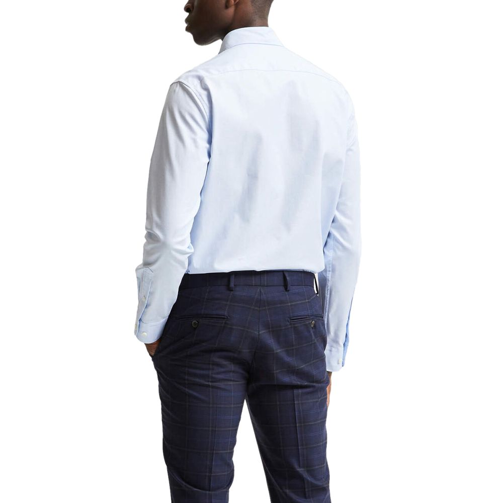 Selected Cotton Shirt in Blue