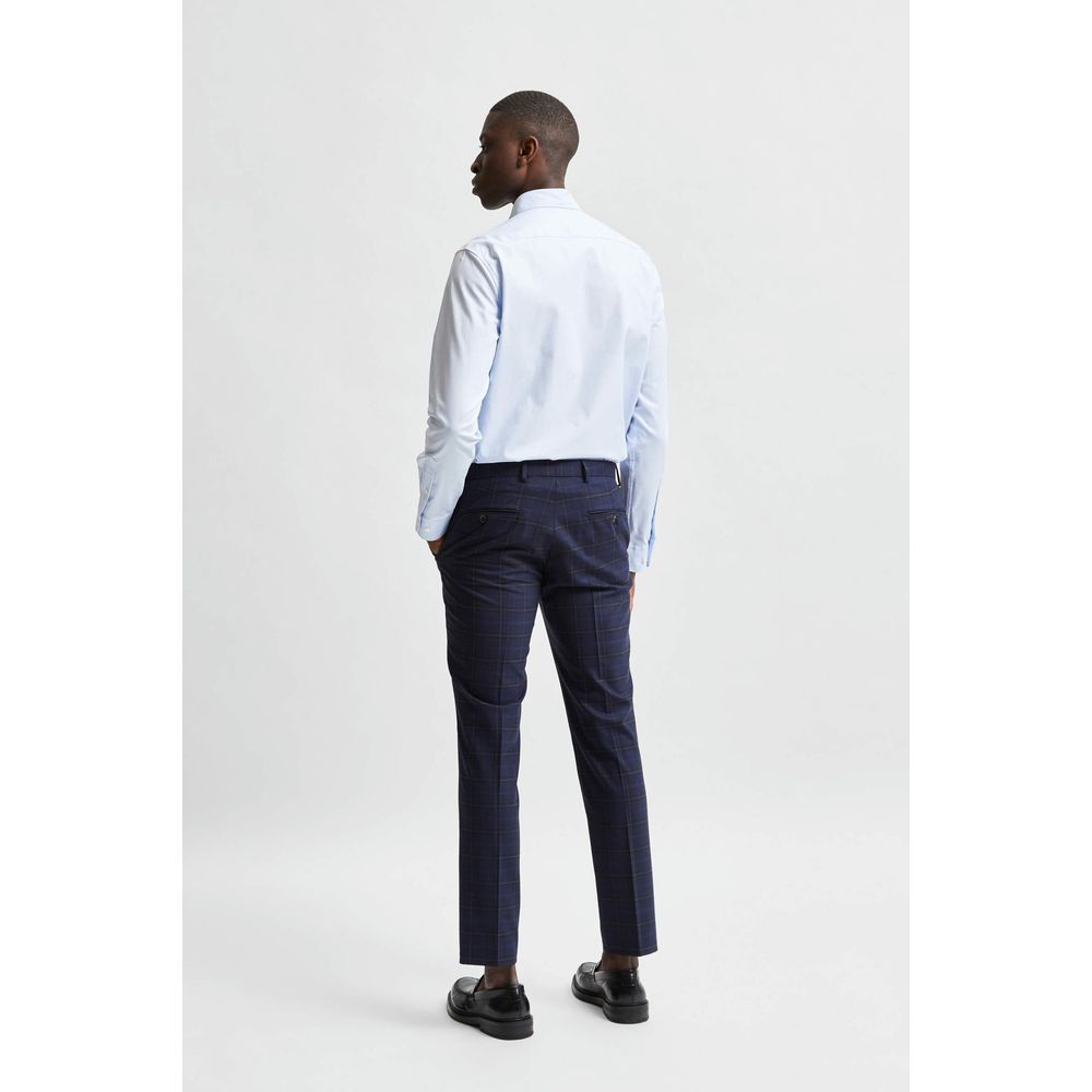 Selected Cotton Shirt in Blue