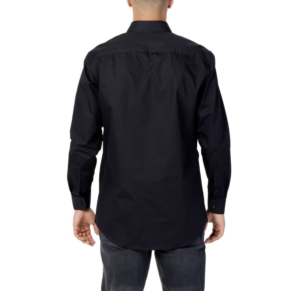 Selected Cotton Shirt in Black