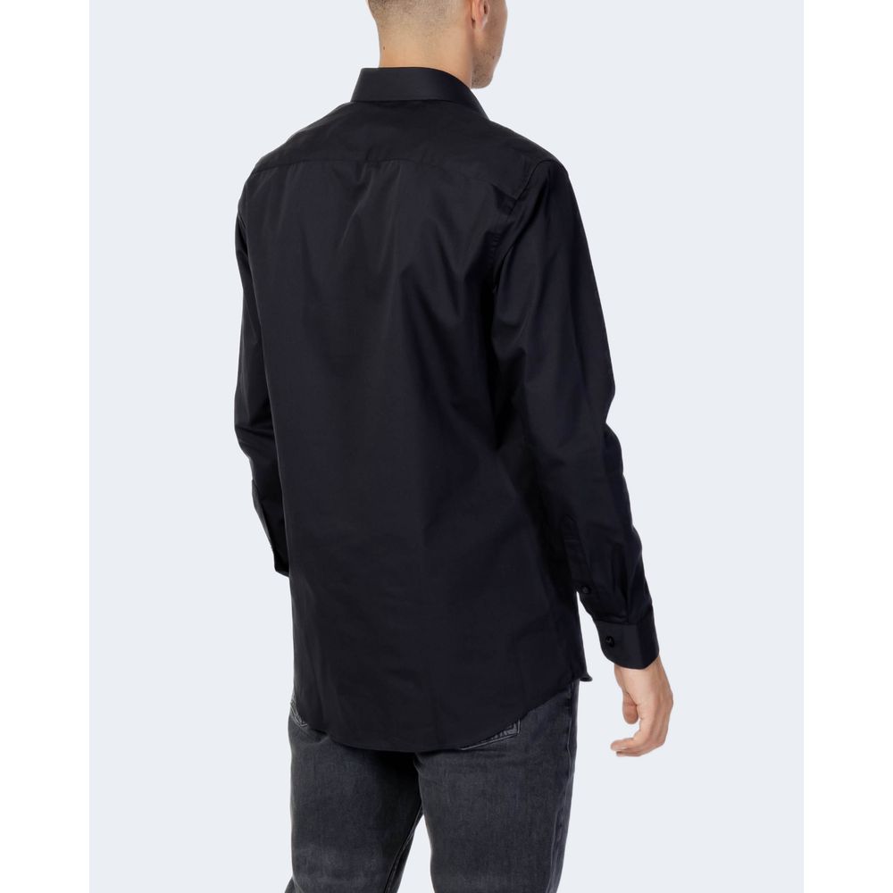 Selected Cotton Shirt in Black