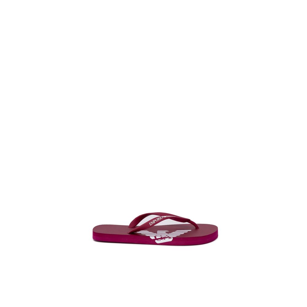 Emporio Armani Underwear Mehrfarbige Gummi-Flip-Flop-Sandalen