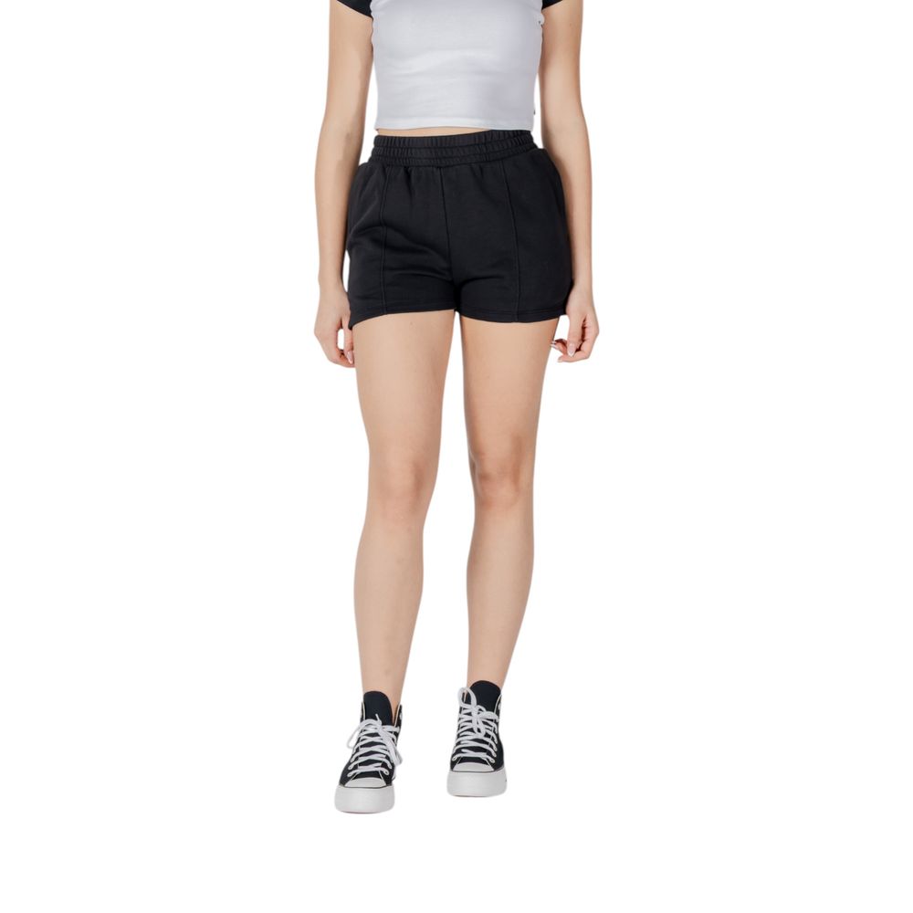 Converse Schwarze Baumwoll-Bermuda-Shorts