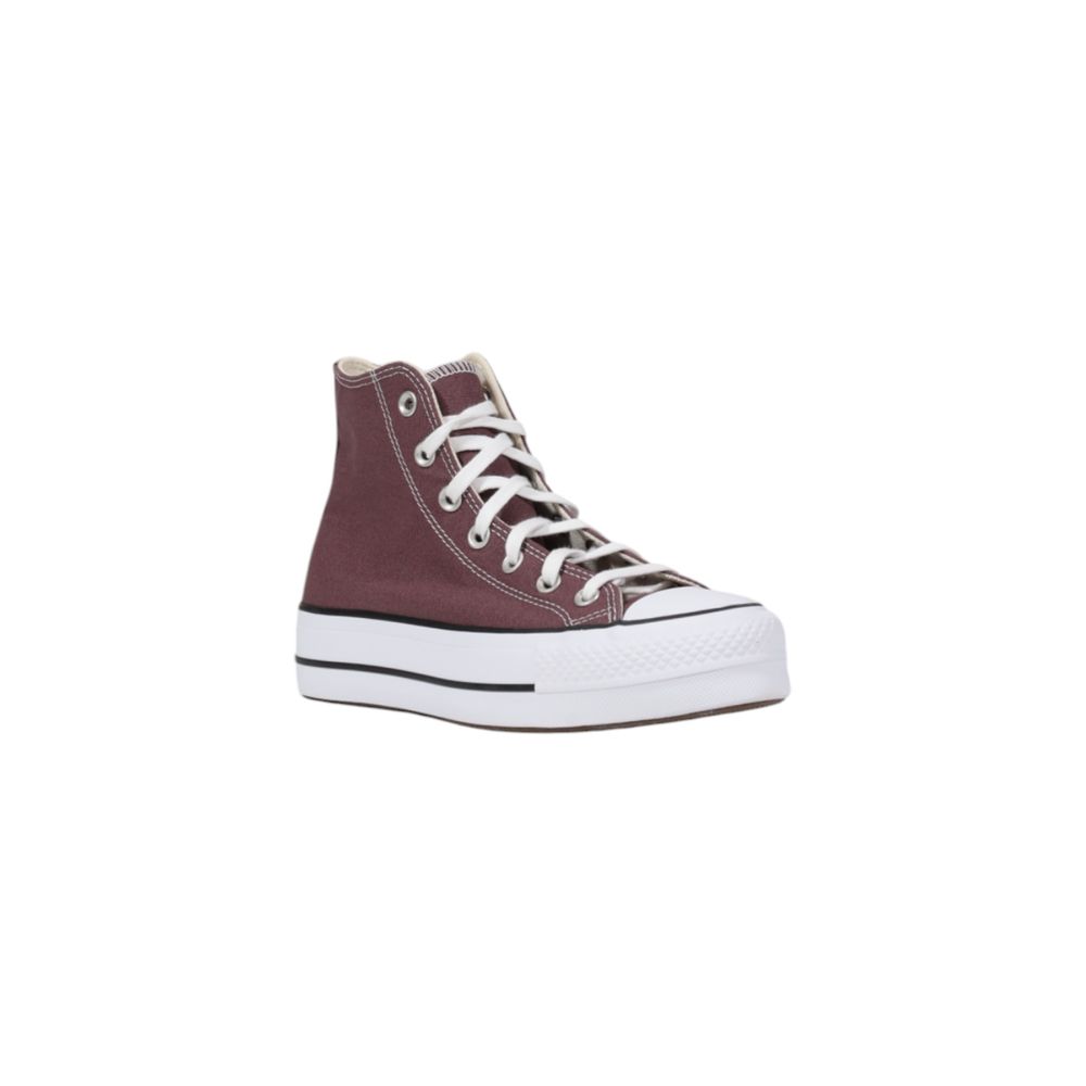 Converse Lila Stoff-Plateau-Sneaker
