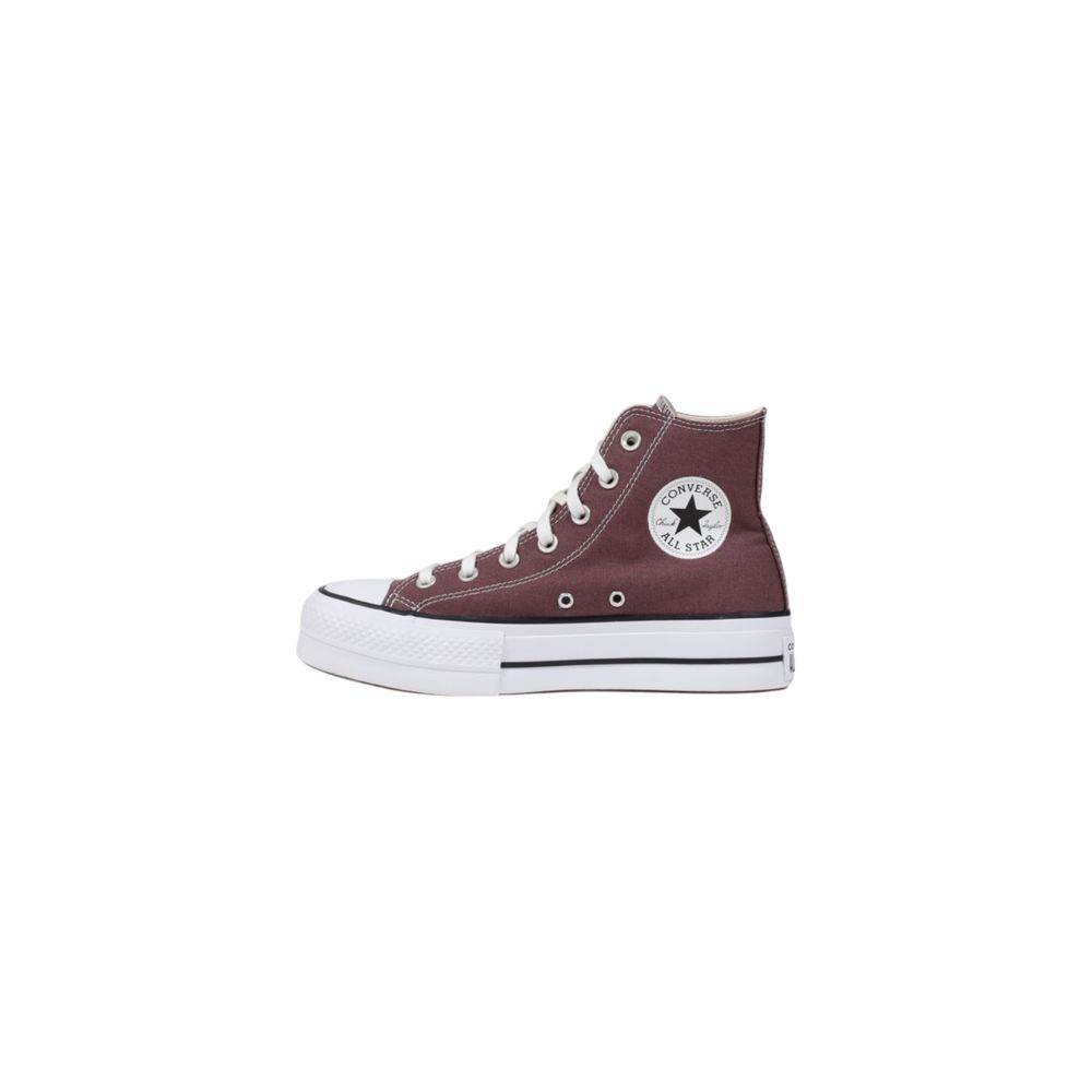 Converse Lila Stoff-Plateau-Sneaker