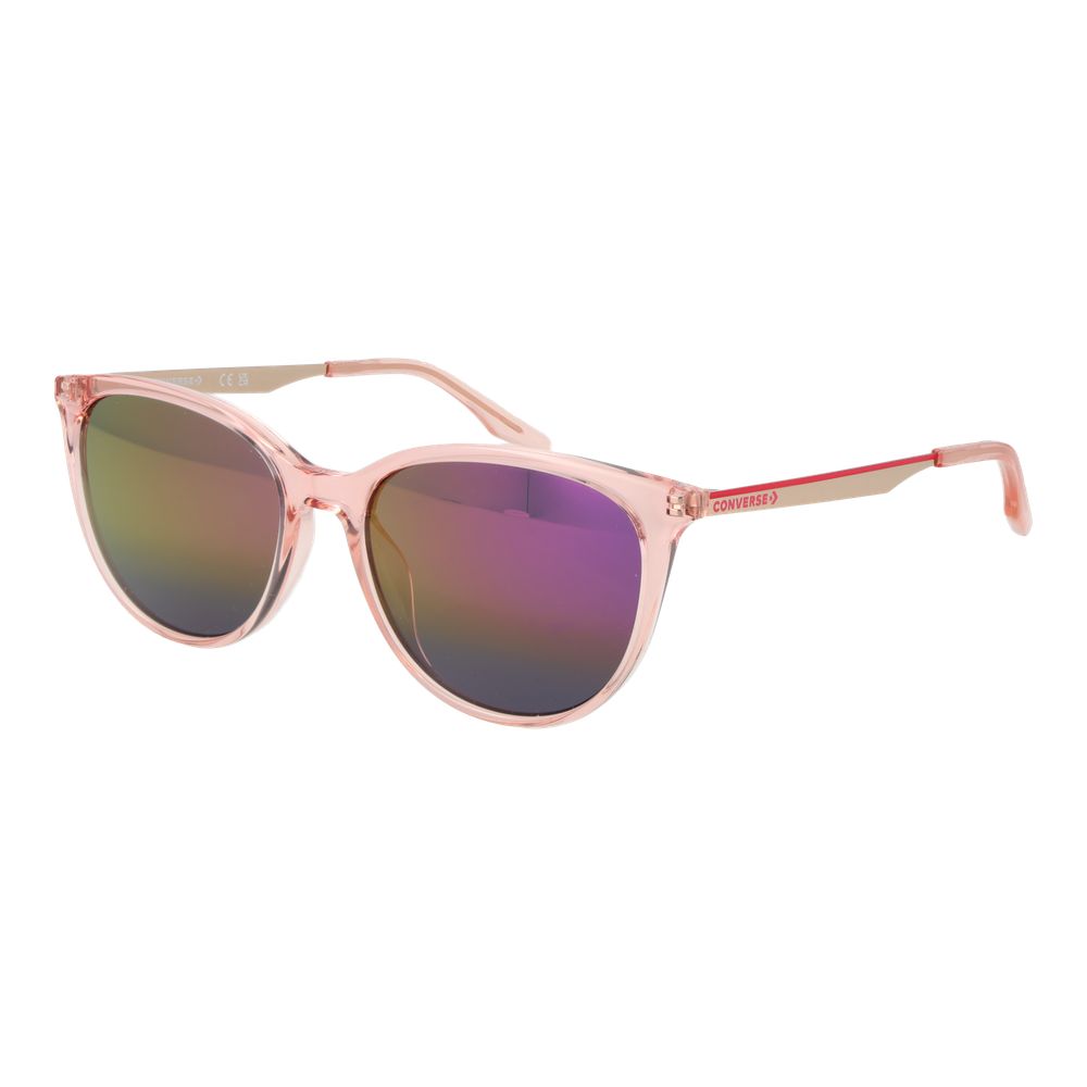 Converse Sonnenbrille aus pinkfarbenem Metall