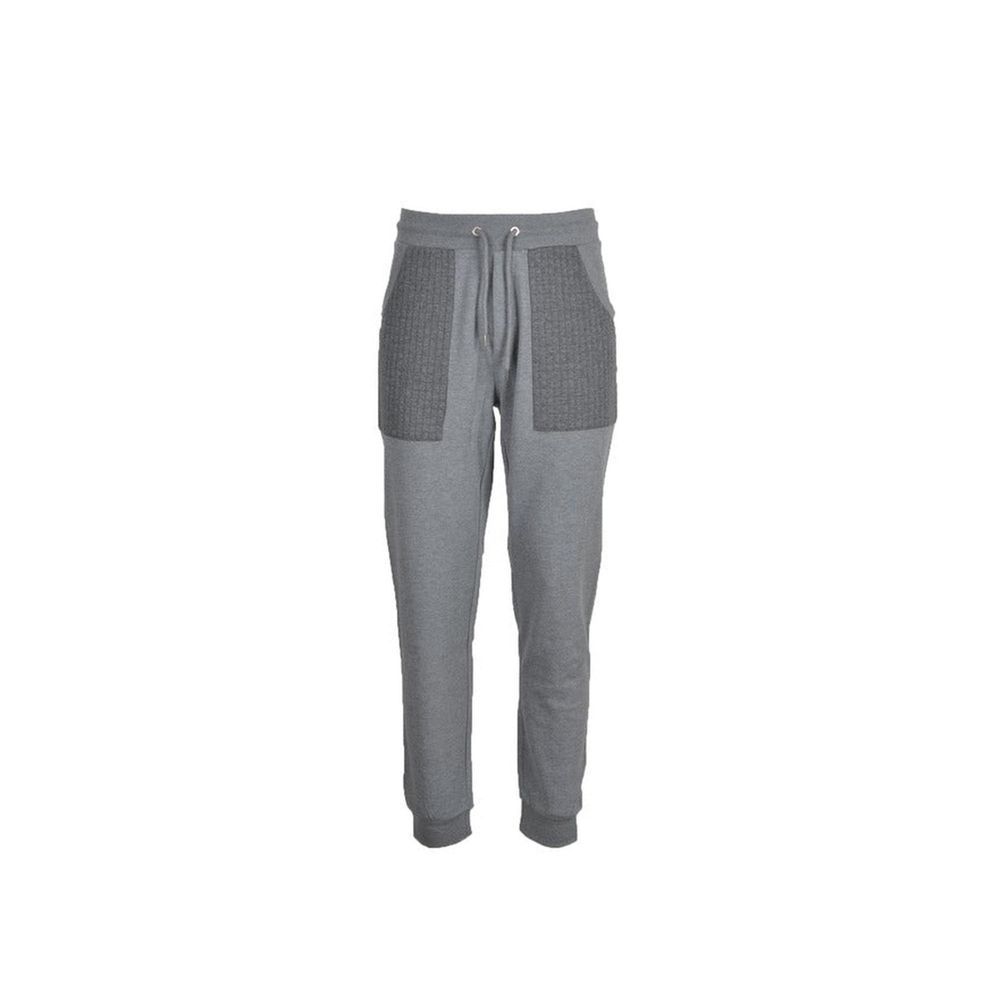 Bikkembergs Grey Cotton Jogging Pants