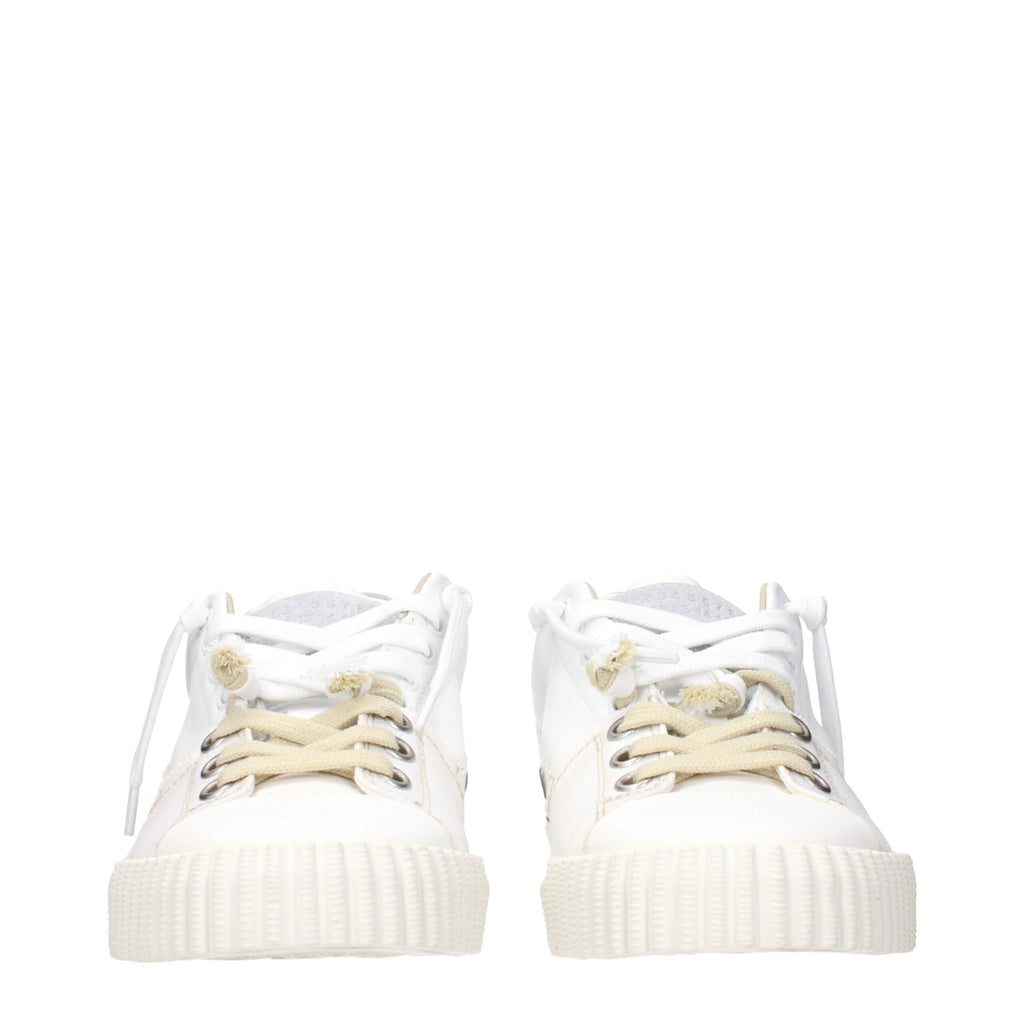Maison Margiela Weiße Low-Top-Sneaker aus Leder