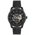 Hugo Boss Schwarze Edelstahl-Dress-Uhr