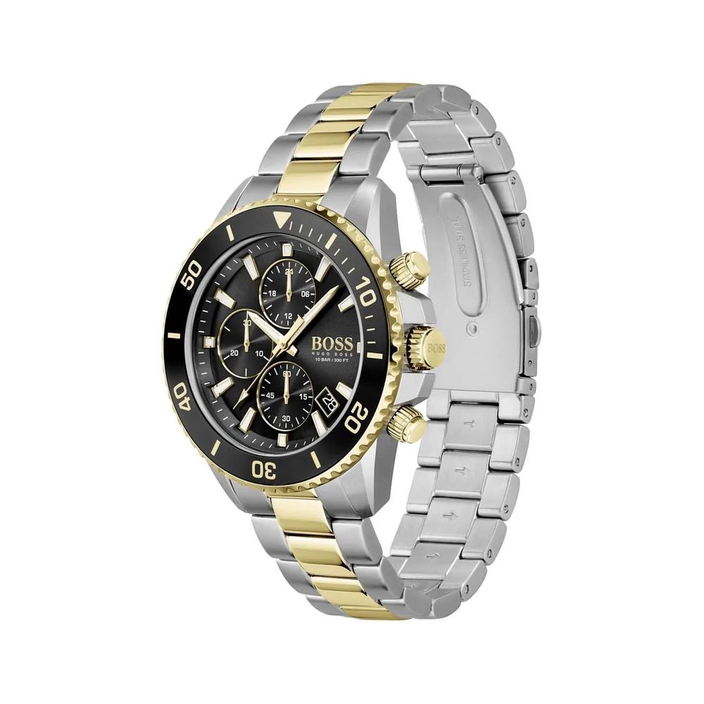 Hugo Boss Grey Stainless Steel Dress Watch