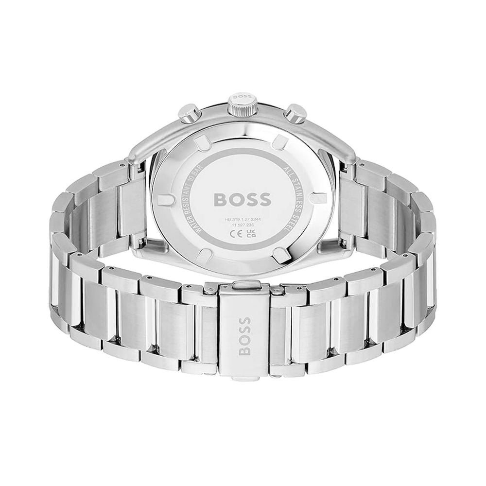 Hugo Boss Edelstahl-Armbanduhr in Grau