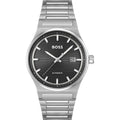 Hugo Boss Graue Edelstahl-Dresswatch