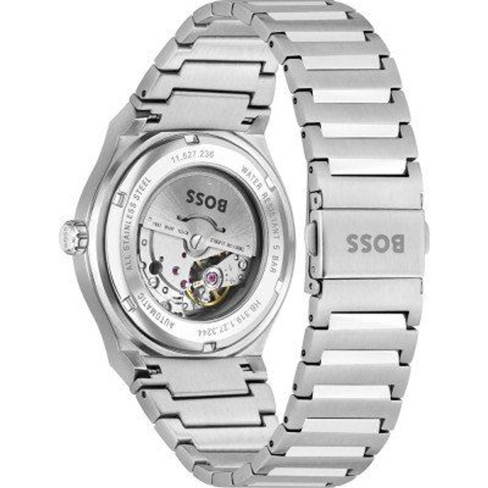 Hugo Boss Graue Edelstahl-Dresswatch
