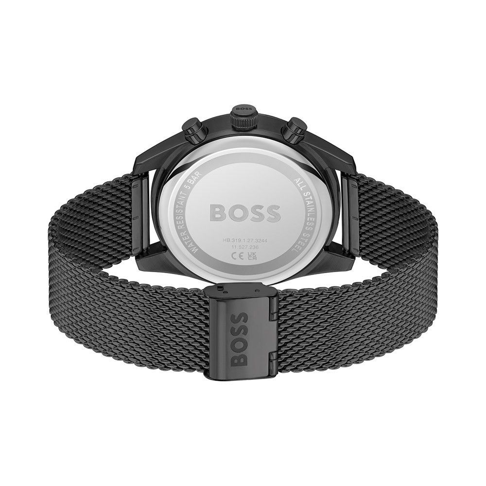 Hugo Boss Schwarze Edelstahl-Dresswatch