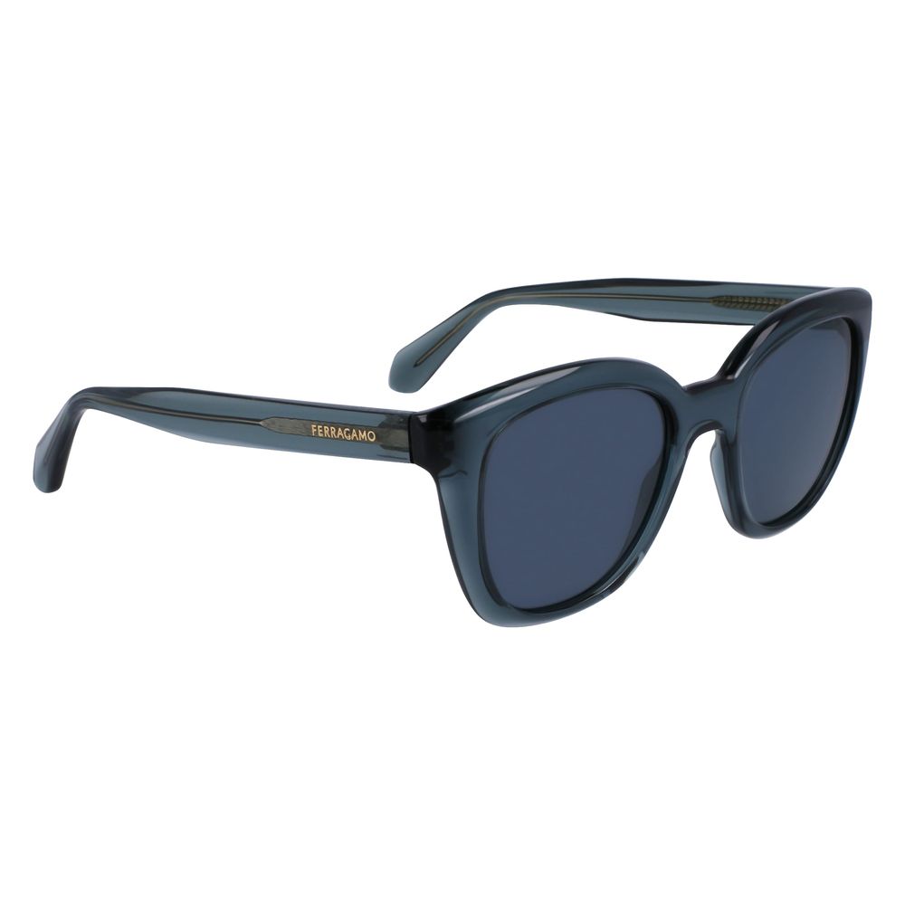 Ferragamo Injected Sunglasses in Blue