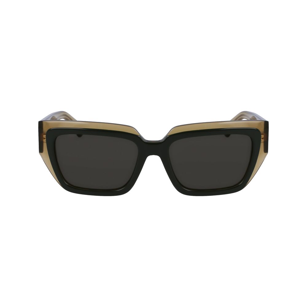 Ferragamo Grüne Sonnenbrille aus Acetat