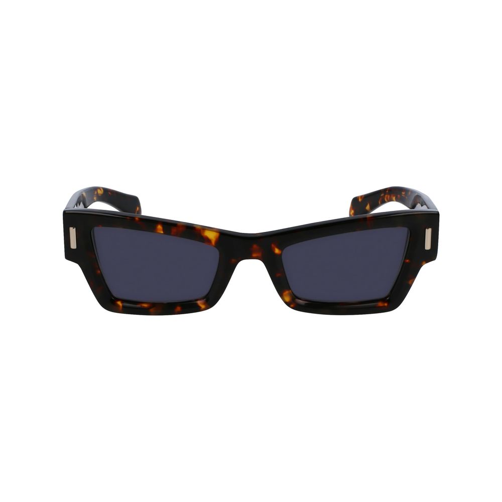 Ferragamo Braune Sonnenbrille aus Acetat
