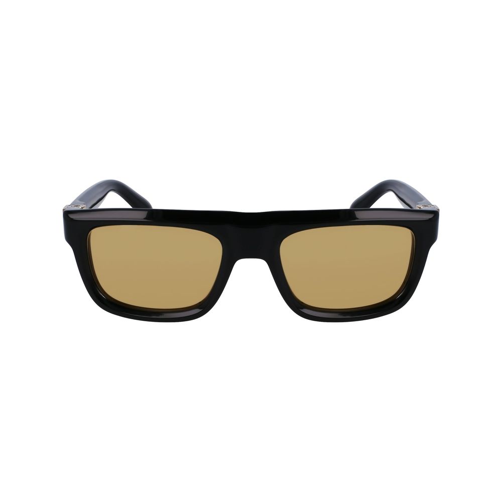 Ferragamo Schwarze Sonnenbrille aus Acetat