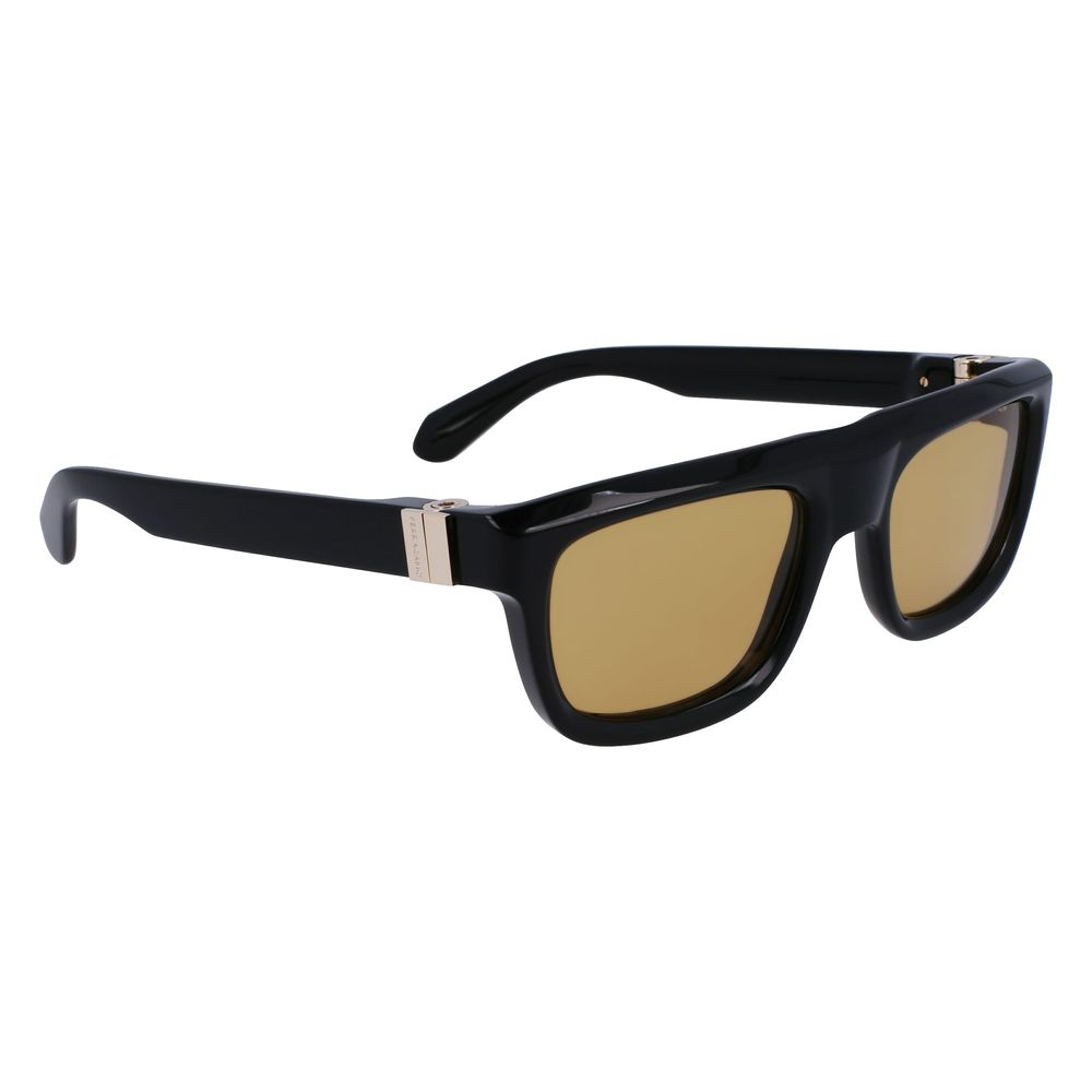 Ferragamo Schwarze Sonnenbrille aus Acetat