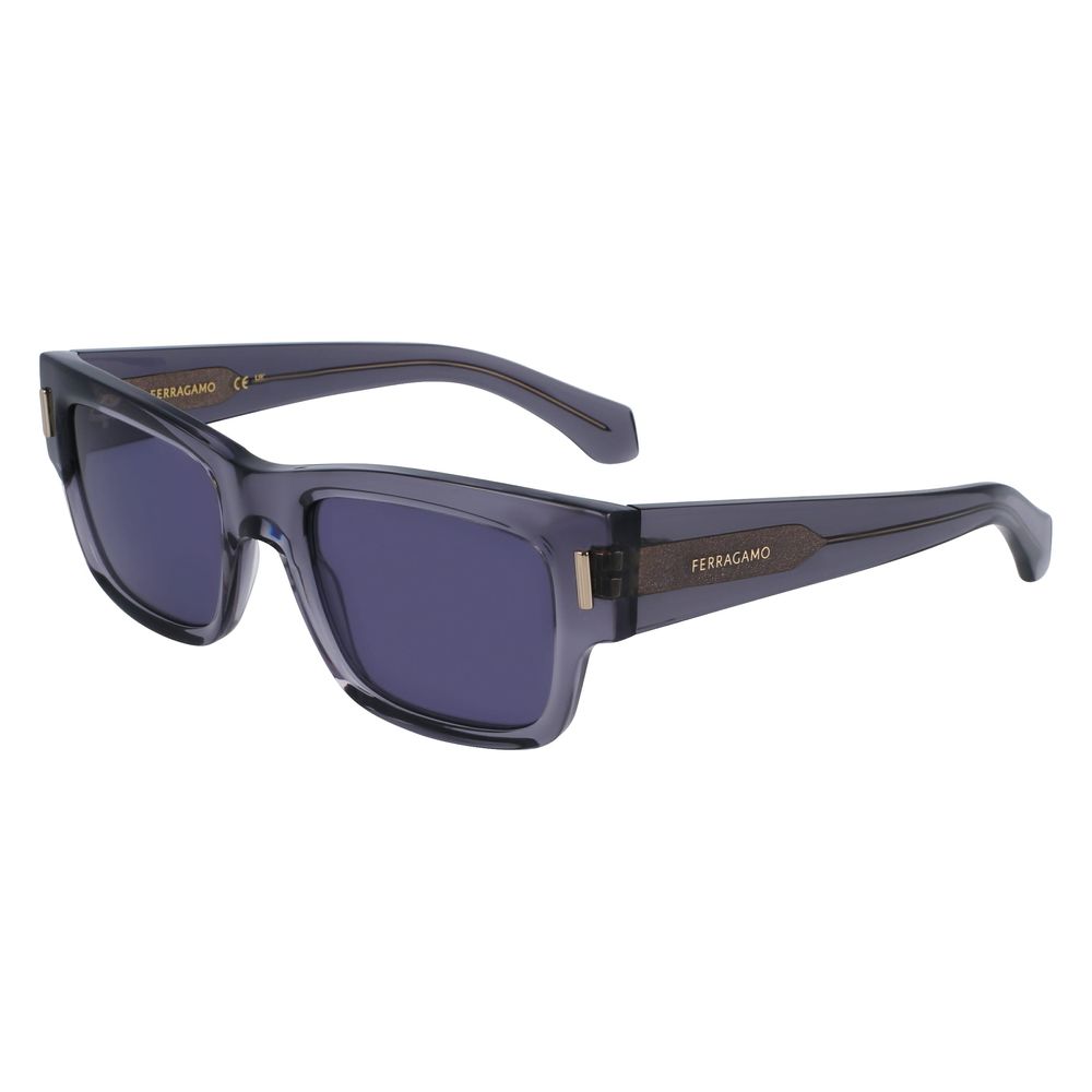 Ferragamo Graue Sonnenbrille aus Acetat