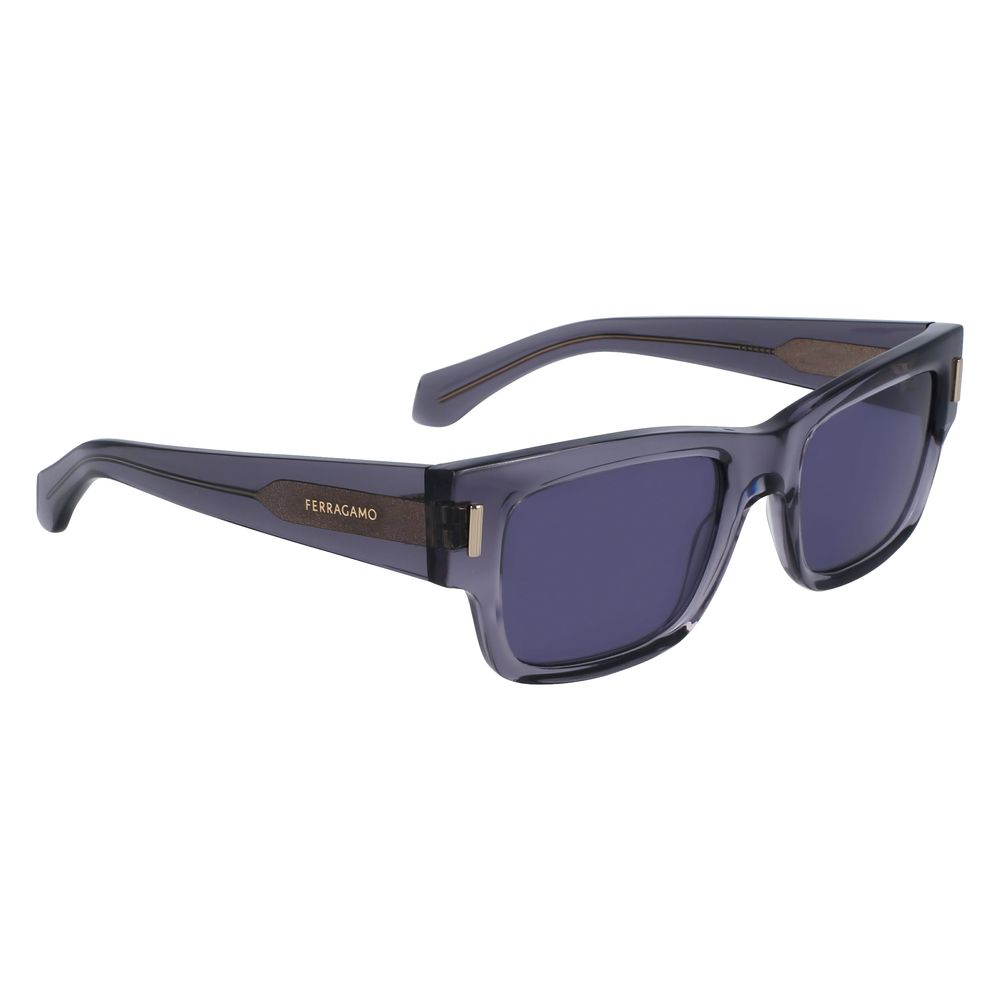 Ferragamo Graue Sonnenbrille aus Acetat