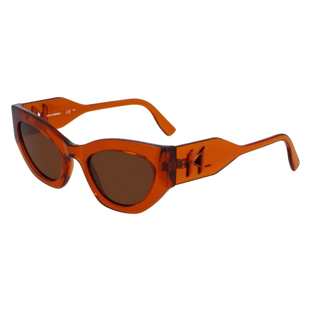 Karl Lagerfeld Yellow Injected Sunglasses