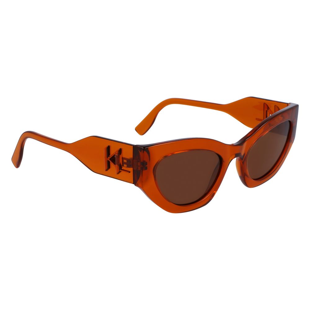 Karl Lagerfeld Yellow Injected Sunglasses