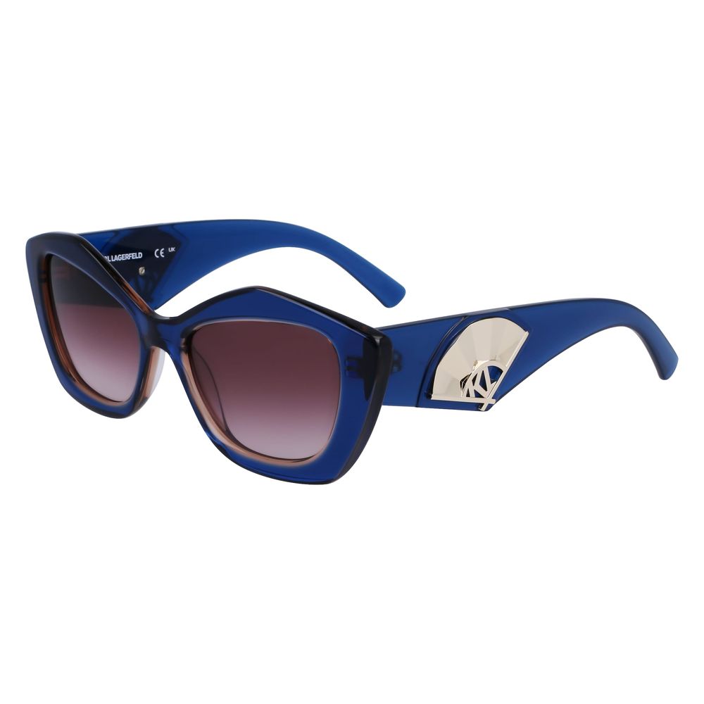 Karl Lagerfeld Sunglasses in Blue Acetate