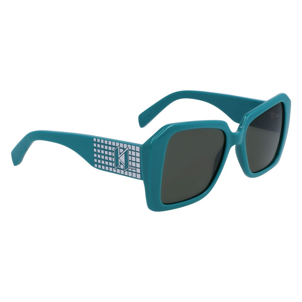 Karl Lagerfeld Injected Sunglasses in Green