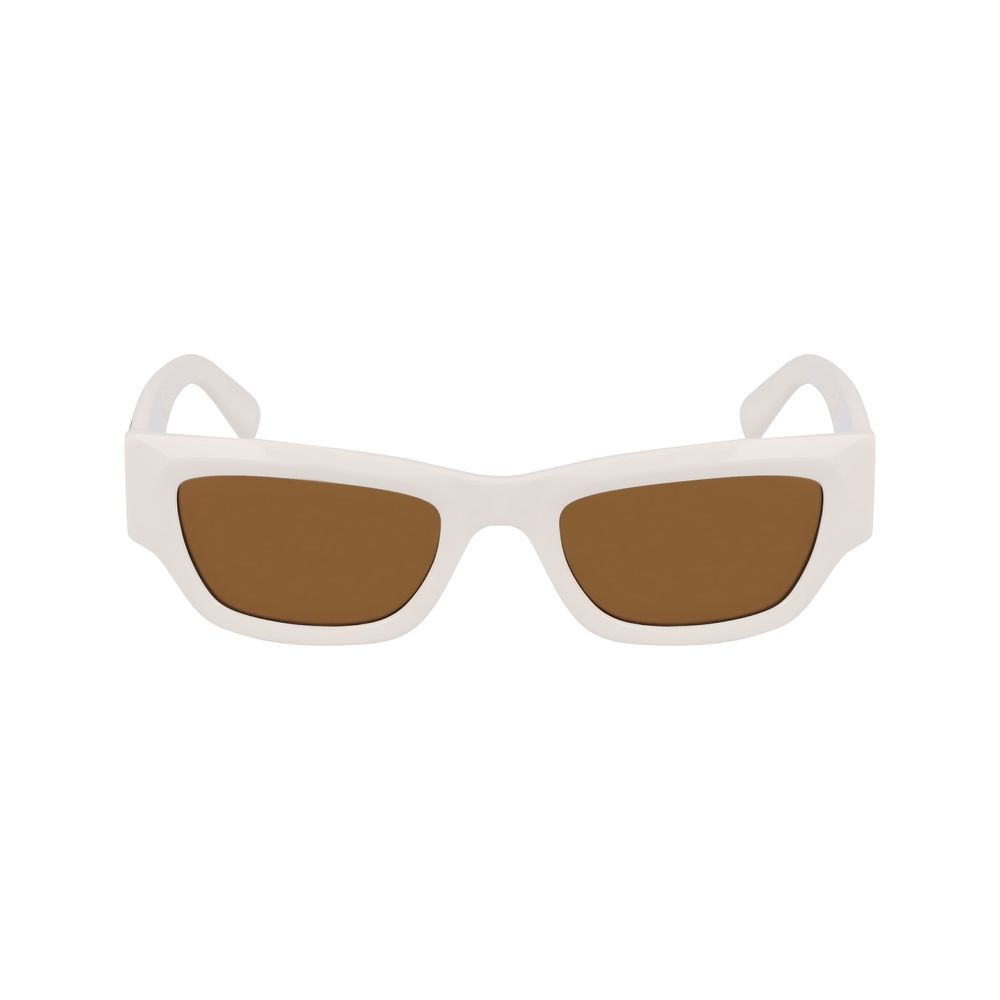 Karl Lagerfeld Weiße Injected Sonnenbrille