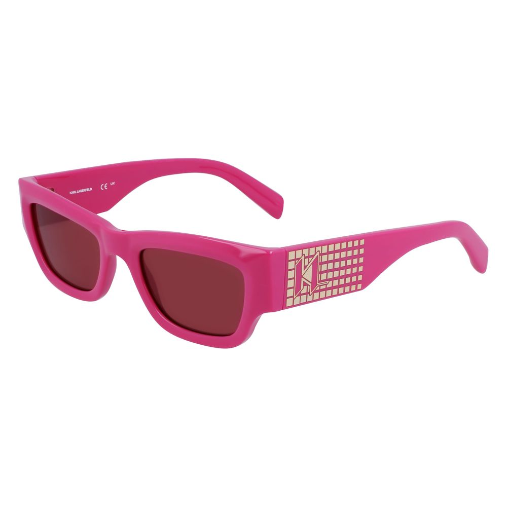 Karl Lagerfeld Sonnenbrille mit mehrfarbigen Einsätzen