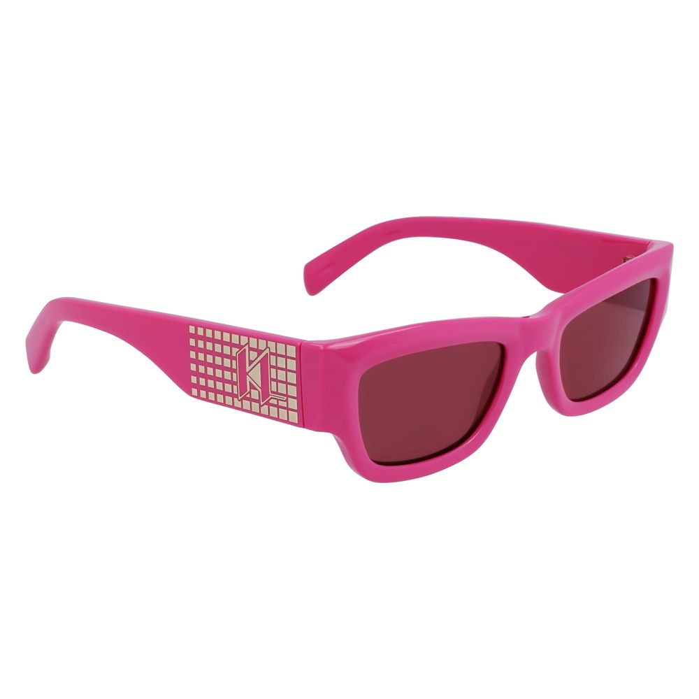Karl Lagerfeld Sonnenbrille mit mehrfarbigen Einsätzen