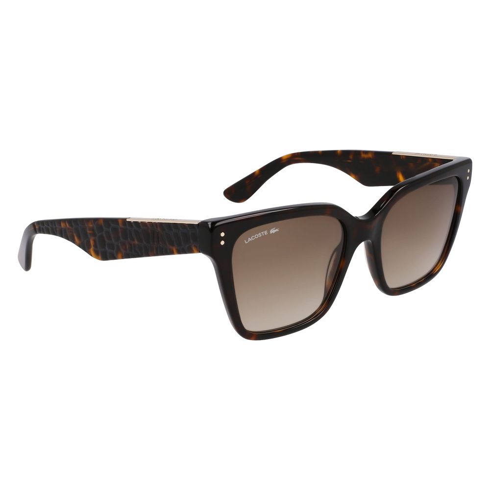 Lacoste Braune Sonnenbrille aus Acetat