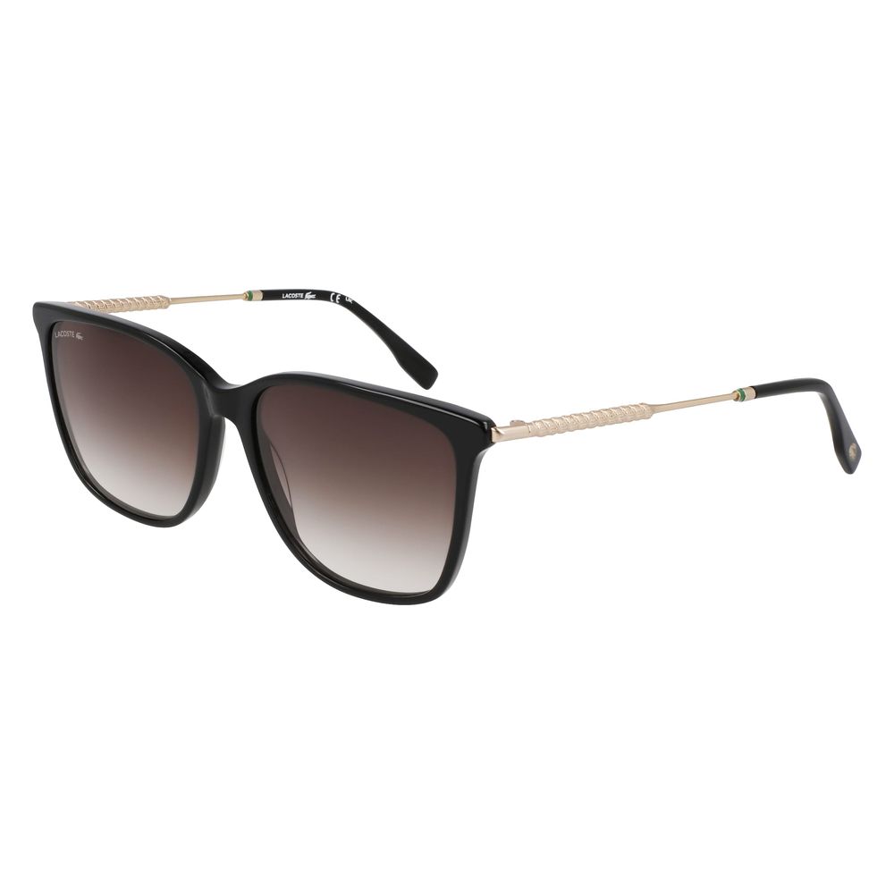 Lacoste Schwarze Sonnenbrille aus Acetat