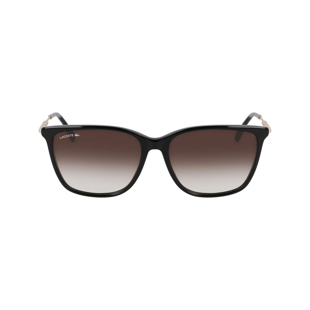 Lacoste Schwarze Sonnenbrille aus Acetat