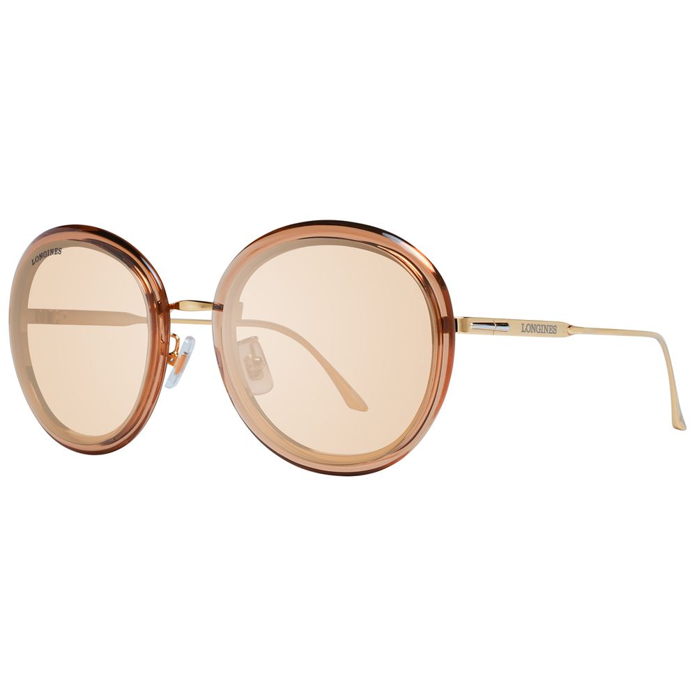 Longines Braune Metall-Sonnenbrille