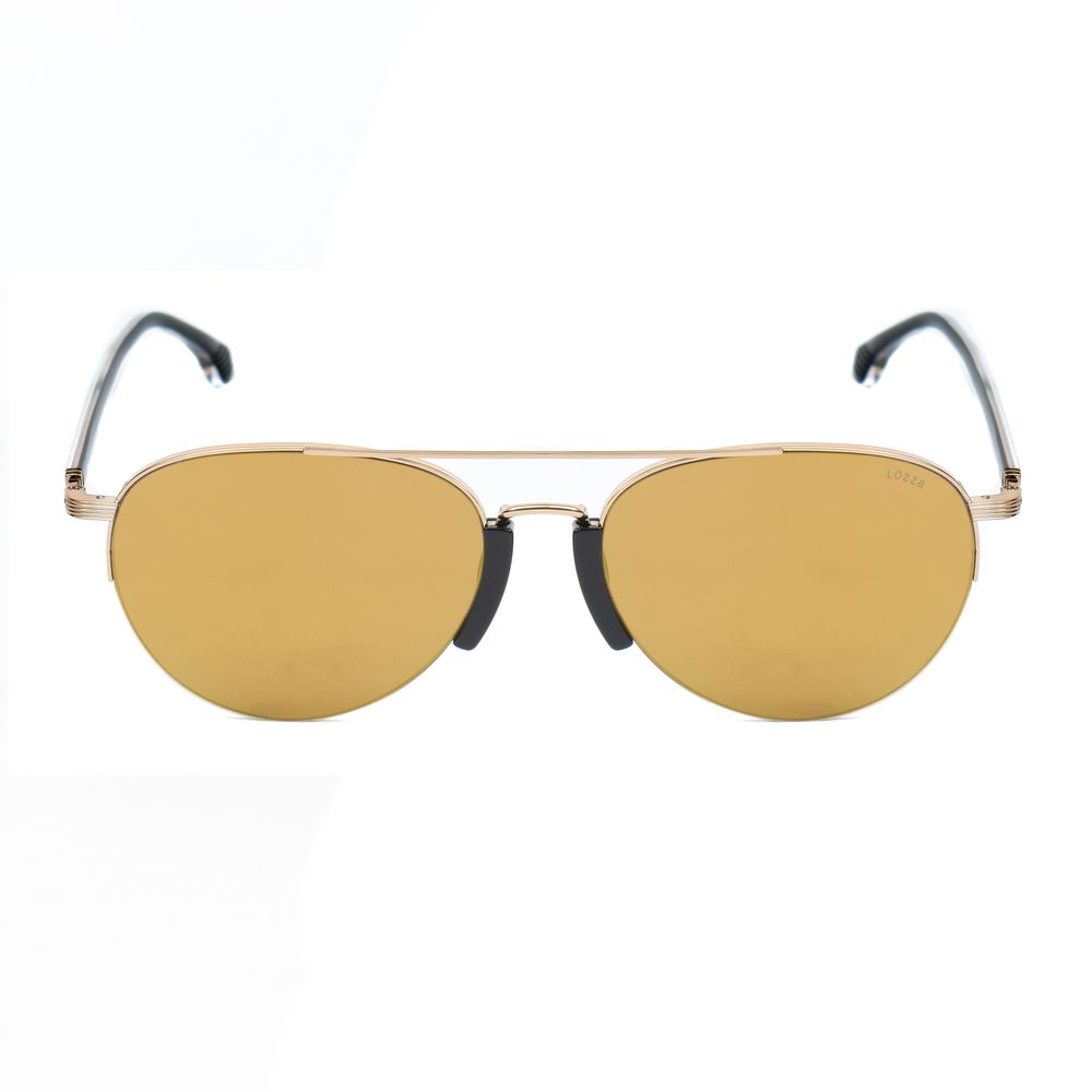 Lozza Metal Sunglasses in Gold