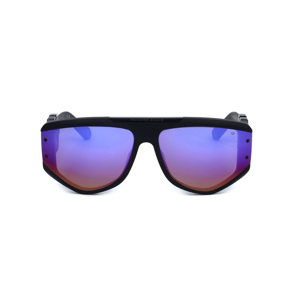 Philipp Plein Schwarze Sonnenbrille aus Acetat