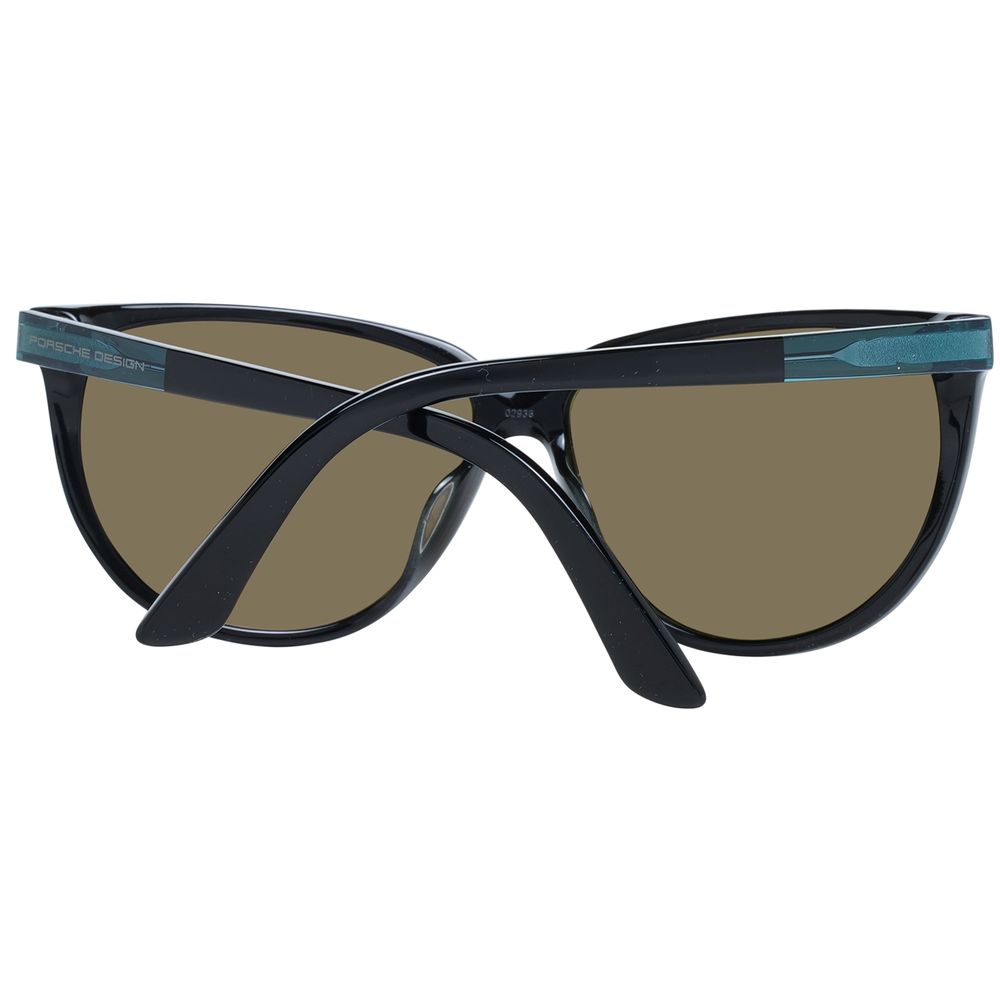 Porsche Design Schwarze Sonnenbrille aus Acetat