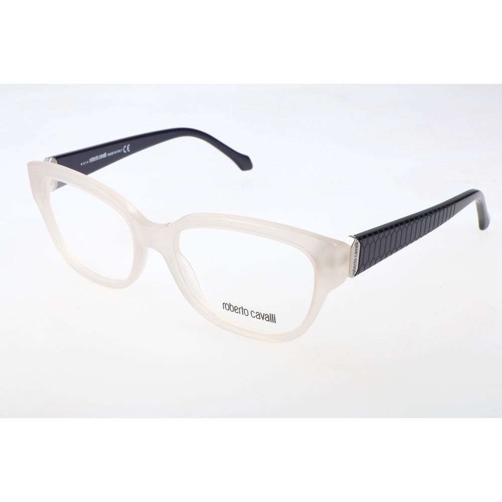 Roberto Cavalli Weiße Acetat-Brille (Gestell)