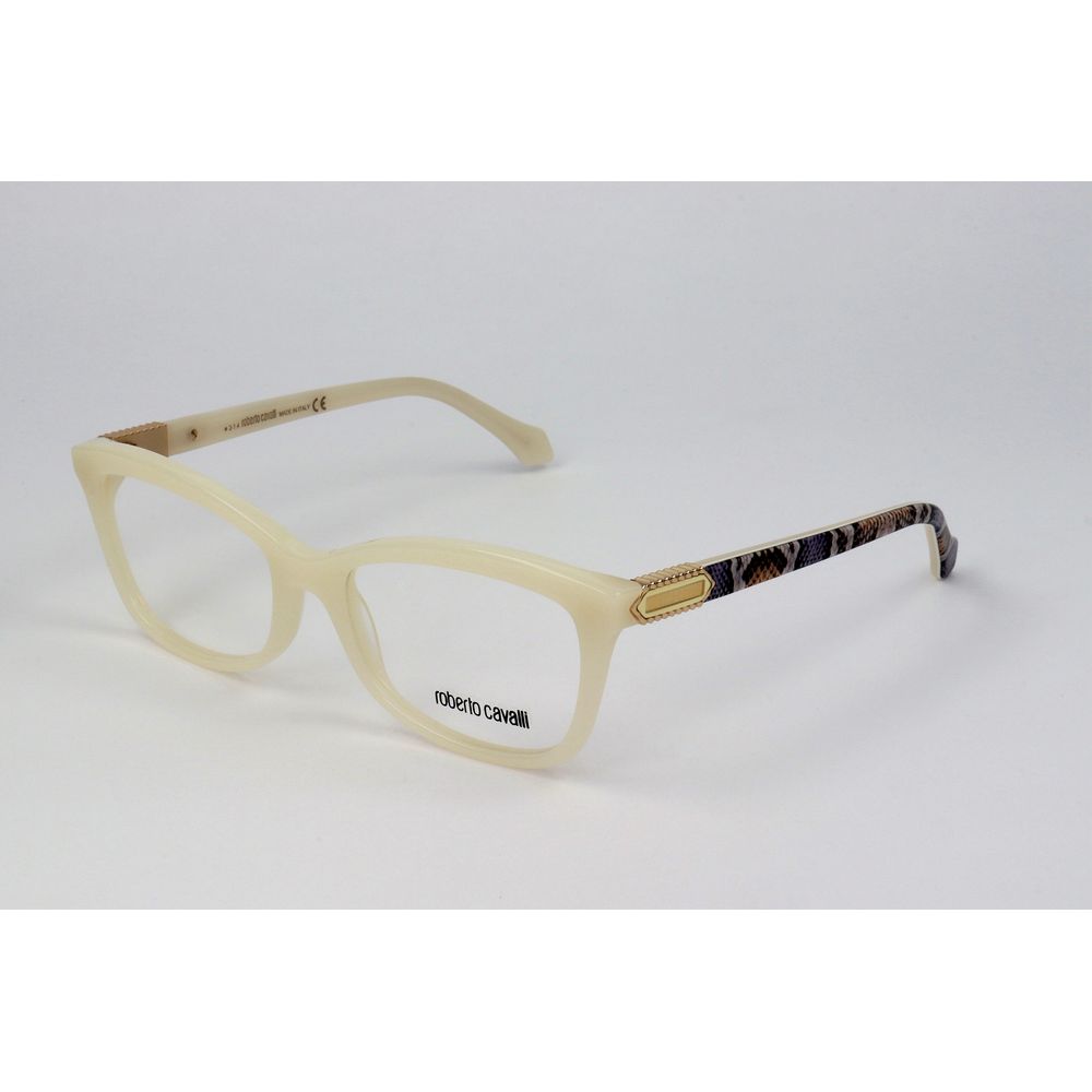 Roberto Cavalli Weiße Acetat-Brille (Gestell)