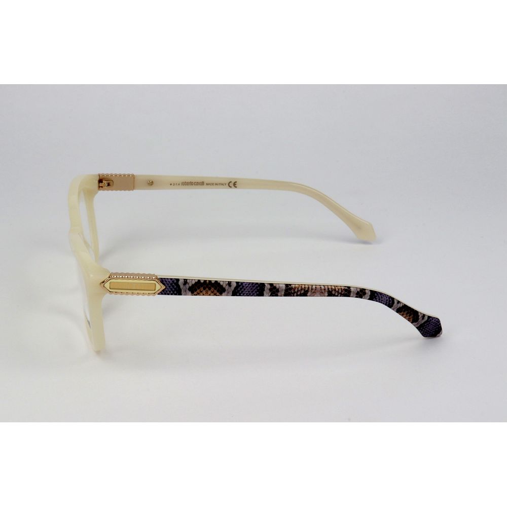 Roberto Cavalli Weiße Acetat-Brille (Gestell)