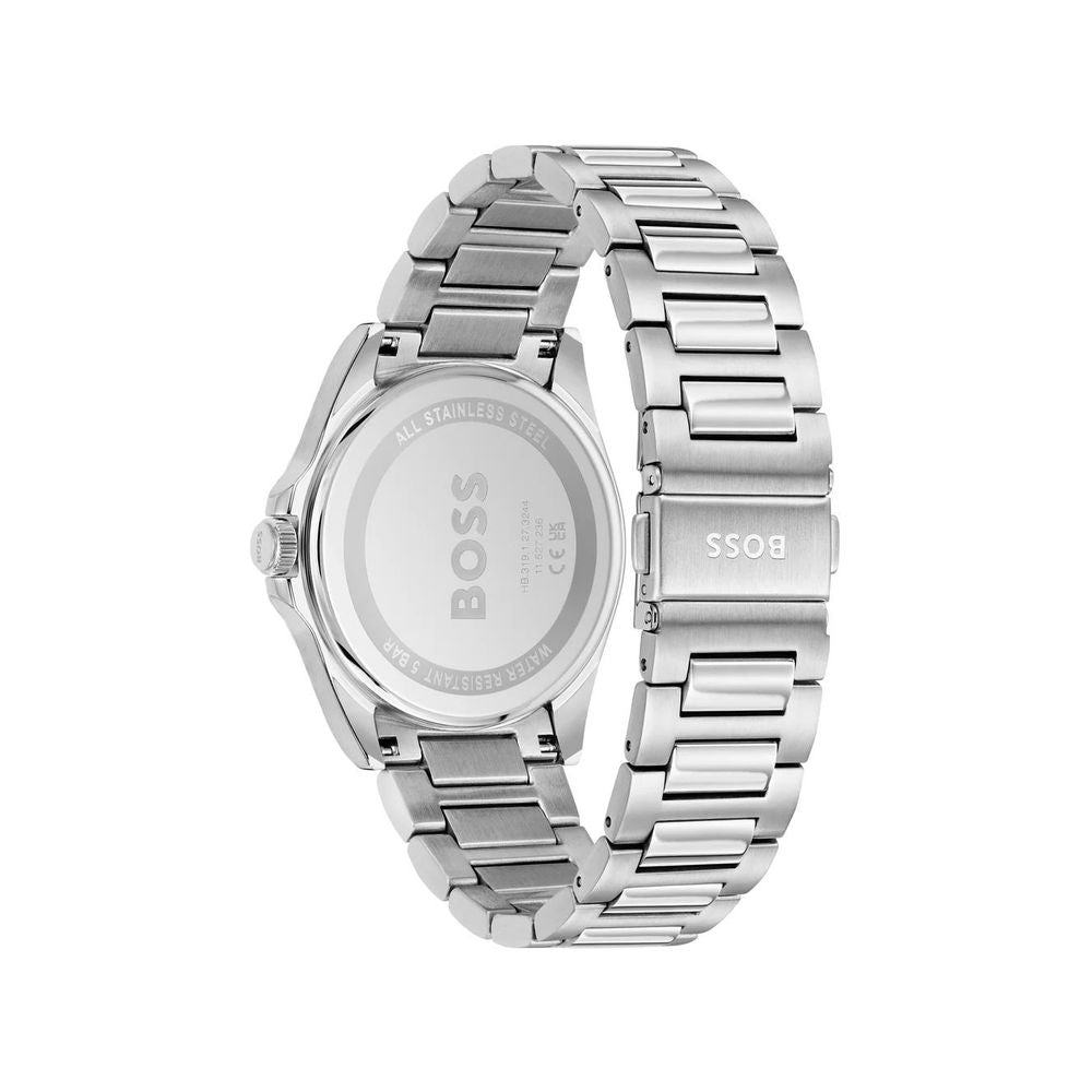 Hugo Boss Graue Edelstahl-Dresswatch