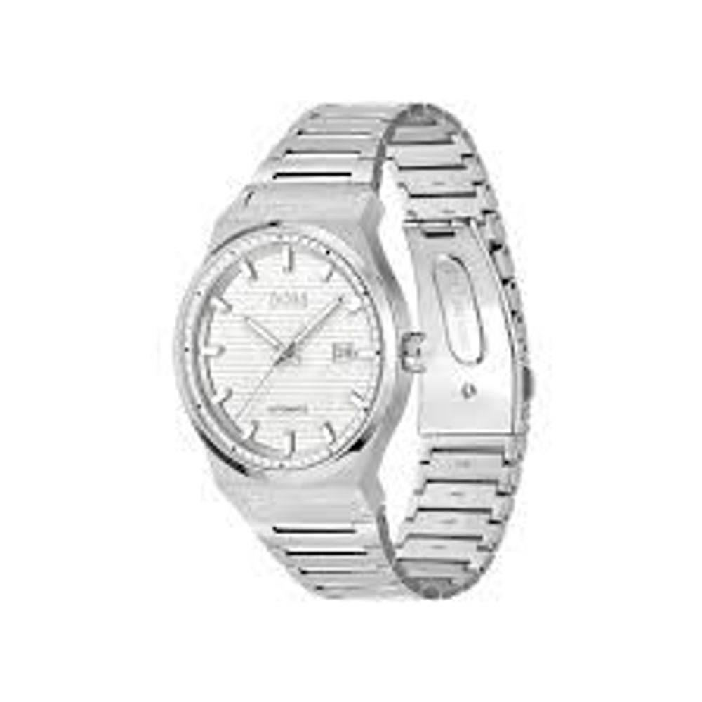 Hugo Boss Graue Edelstahl-Dresswatch