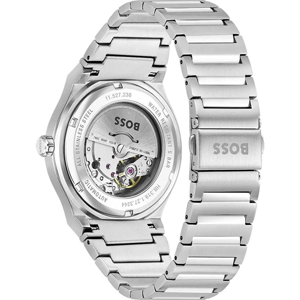 Hugo Boss Graue Edelstahl-Dresswatch