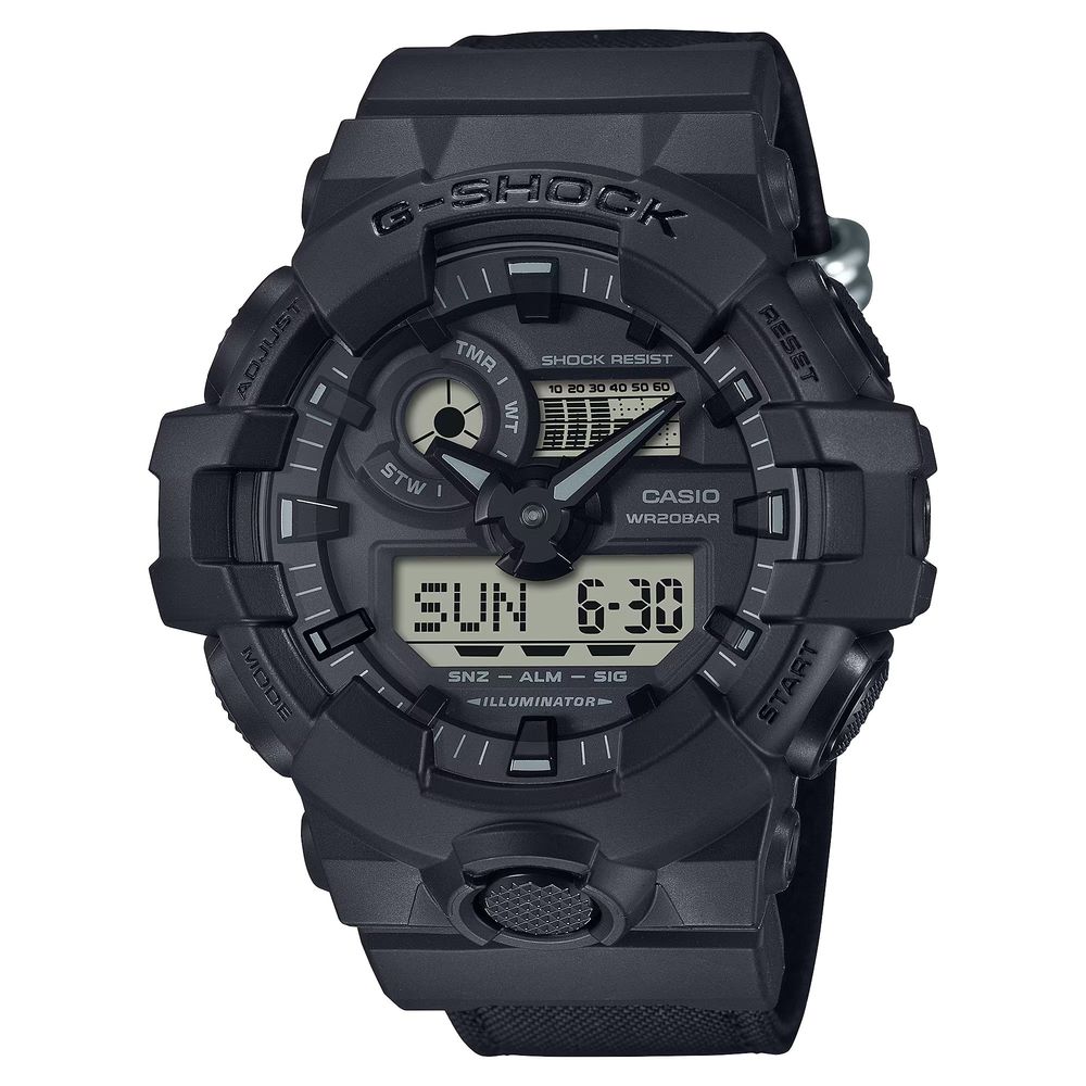 Casio Schwarze Sportuhr aus Harz